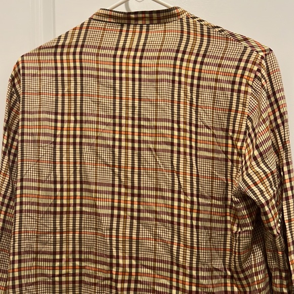 Zara Ruffle Front Women’s Button Up Shirt Size L - Picture 3 of 6